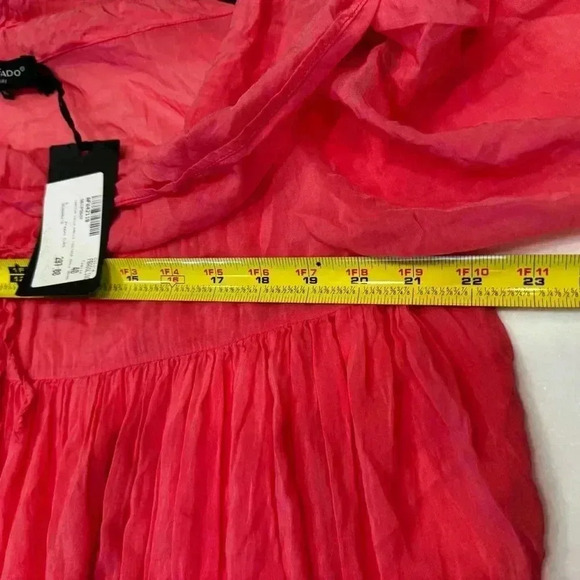 NWT Adele Fado Cotton Blouse Top Sz EU40 US L Eyelet Accents Cowl Neck ITALY - Picture 9 of 12